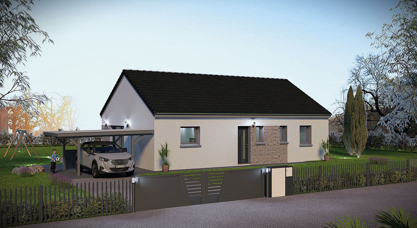 Héricourt maison plein pied 85m2 1