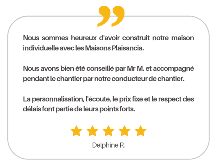 Avis client Plaisancia Delphine R