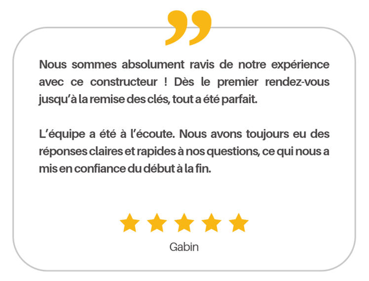 Avis client Tradidemeures Gabin