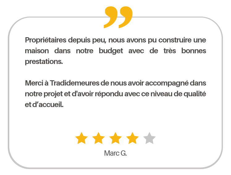 Avis client Tradidemeures Marc