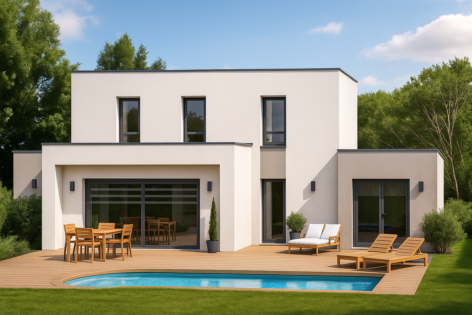 Maison contemporaine Navenne