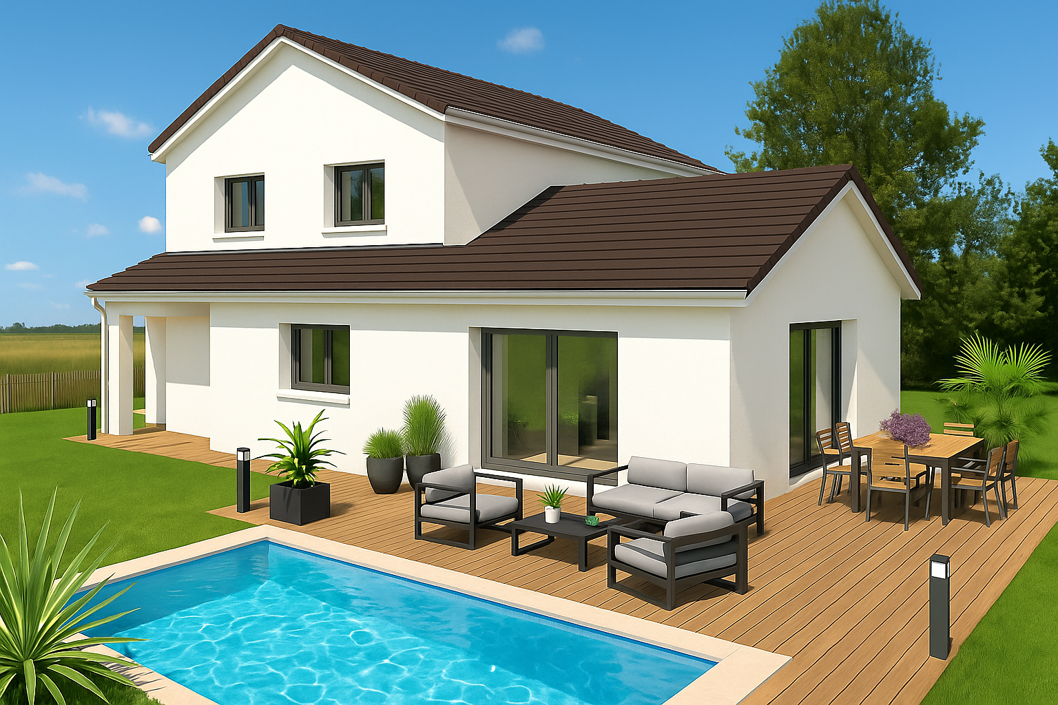 Votre terrain ou votre future maison - Terrain à Boron - Maisons Moyse
