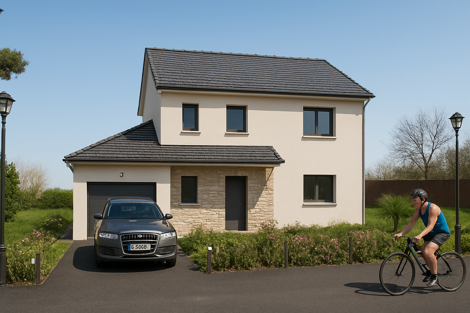 Pelousey maison contemporaine